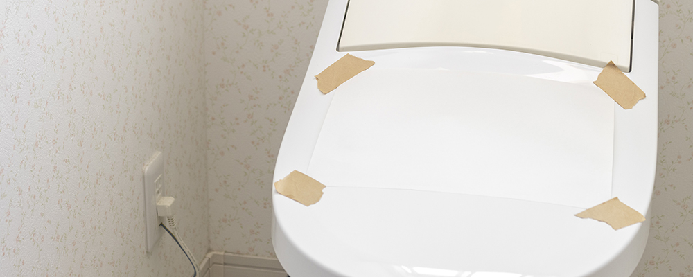 故障したトイレのイメージ